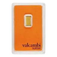1g Valcambi Gold Bar in Assay
