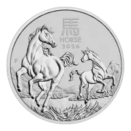 2026 1/2oz Perth Mint Silver Lunar Horse Coin Series 3