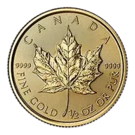 2026 1/2 oz Canadian Gold Maple Leaf Coin BU