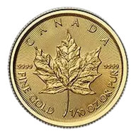 2026 1/10 oz Canadian Gold Maple Leaf Coin BU