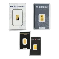Pre-Owned 1/10 oz PAMP Suisse Gold Bar