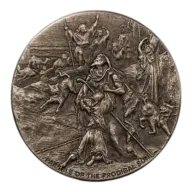2023 2 oz Parable of the Prodigal Son Silver Coin - Biblical Series