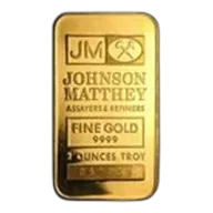 2 oz Gold Bar - Johnson Matthey (Random Design)