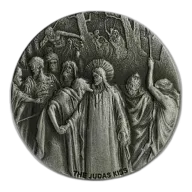 2020 2 oz Judas Kiss Biblical Silver Coin Series
