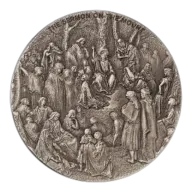 2023 2 oz The Sermon on the Mount Antique Silver Coin - Biblical Series