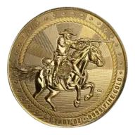 1 oz The Rifleman Gold Round - Cowboy Series