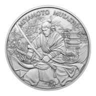 1 Oz Miyamoto Musashi .999 Fine Silver Round (New)