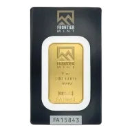 1 oz Frontier Mint Gold Bar (In Assay)