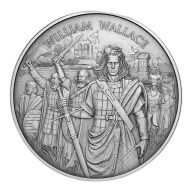 1 Oz William Wallace .999 Fine Silver Round (New)