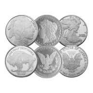 Pre-Owned 1/2 oz Silver Round