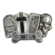 2 Oz Shape Design (Secondary Market, Varied Condition, Any Mint) Silver Bullion