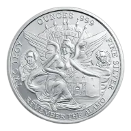 2 oz Texas Silver Round