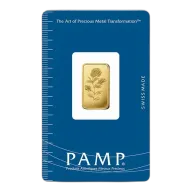 2.5 Gram PAMP Suisse Rosa Gold Bar (In Assay)