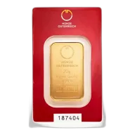20 Gram Austrian Mint Gold Bar (In Assay)