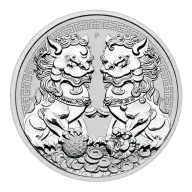 2020 1 oz Australia Guardian Lions (Double Pixiu) .9999 Fine BU