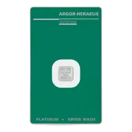 Argor-Heraeus 1 Gram Platinum Bar (In Assay)
