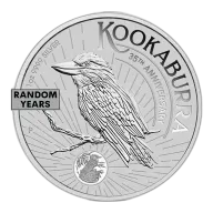 Australian 1 Oz Silver Kookaburra Random Year (BU)
