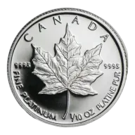 1/10 oz Maple Leaf Platinum Coin