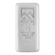 Frontier Mint 10 Oz Silver Bar (Frosted)