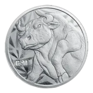 Golden State Mint 1 Oz Bull And Bear Silver Round