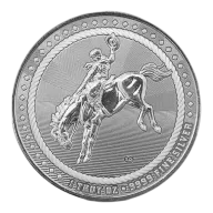 Scottsdale Mint | 1 Oz Cowboy With Buffalo Privy Silver Round