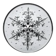Scottsdale Mint | 1 Oz Snowflake Silver Christmas Round (New) | Second In Series