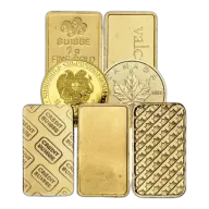 Secondary Market 1 Gram Gold Bar/Coin (Out of Plastic)