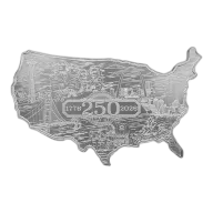 5 oz Elemetal USA 250th Anniversary Silver Bar