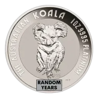 Australia 1 Oz Platinum Koala Random Year (BU)