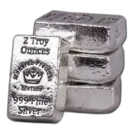 2 oz Mini Chunk Silver Bar