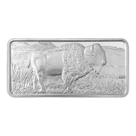 Highland Mint (HM) 10 Oz Buffalo Design Silver Bar