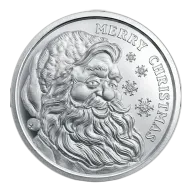 1 Oz Silver Round | Golden State Mint Santa 2025 (New)