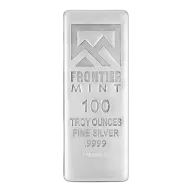 Frontier Mint 100 Oz Silver Bar