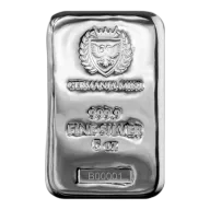 Germania Mint 5oz Silver Cast Bar
