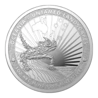 1 oz - Untamed Landscapes The Thorny Lizard Silver Coin