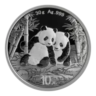 2026 China 30 gram .999 Fine Silver Panda BU - In Capsule