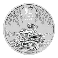 1 oz - Perth Mint Lunar Snake Silver Coin (Year 2025 - Limited Stock Available)
