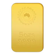 5 oz Gold Bullion Australia Gold Bar