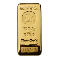 1kg Gold Bar Cast 9999