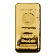 10oz Gold Bar Cast 9999