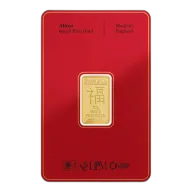 10g Gold Bar Minted Lunar Year Of The Dragon 9999