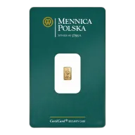 Mennica Polska Gold Minted Bar - 1g