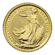 2019 Queen Elizabeth II 1/10 Oz Bullion Britannia