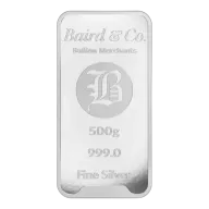 500g Silver Bar Minted 999
