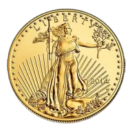 1/4 oz US American Gold Eagle Coin (BU)