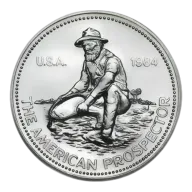 1 oz American Prospector Silver Round