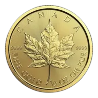 1/2 oz Maple Leaf Gold Coin