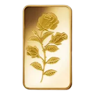 1/4oz PAMP Gold Bar - Rosa
