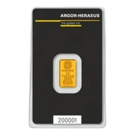 2g Argor-Heraeus Gold Bar