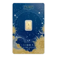 0.5g Zodiac Libra Gold Bar | PAMP Suisse